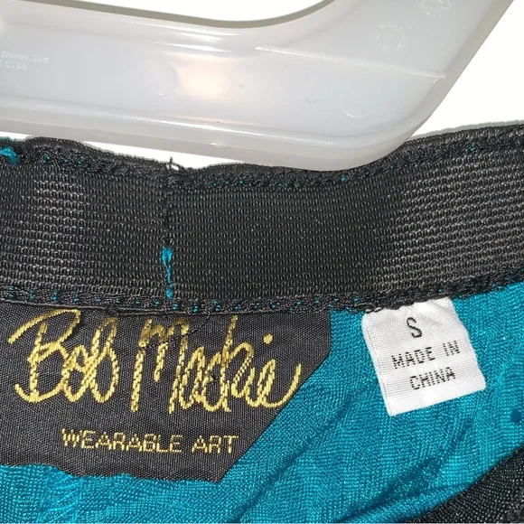 Vintage Bob Mackie Embroidered Beaded Pants Suit Set Medium - Picture 6 of 7